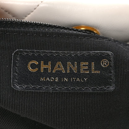 Chanel Lambskin Quilted Small Shopping Bag White 7 of 11