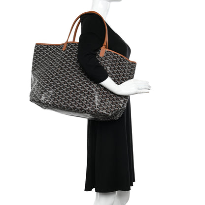 Goyard Goyardine Saint Louis GM Black Gold 2 of 11