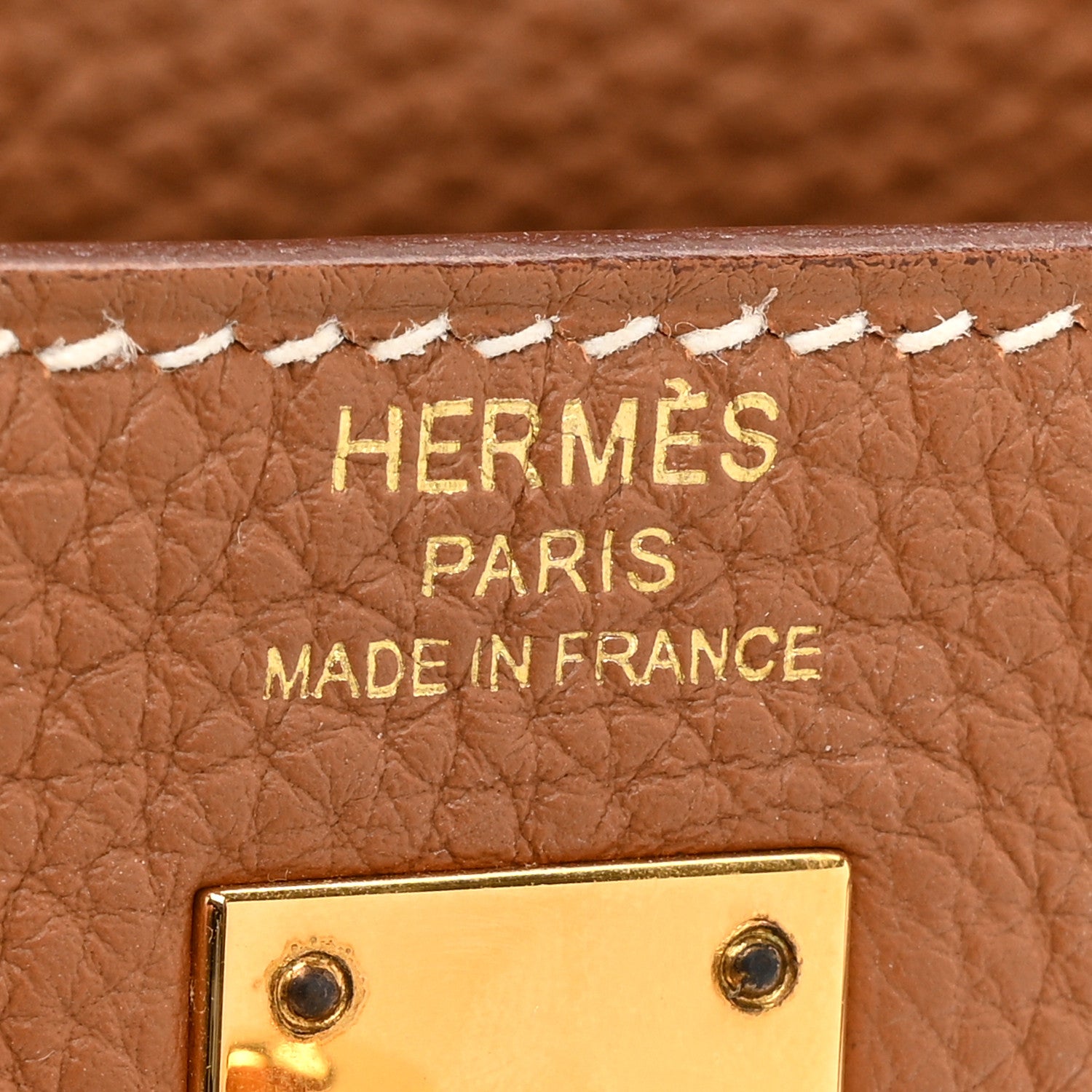 Hermes Togo Kelly Retourne 25 Gold 6 of 12