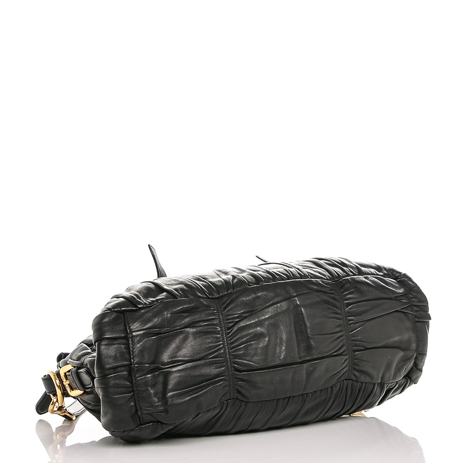 Prada Nappa Gaufre Shopping Satchel Black 4 of 6