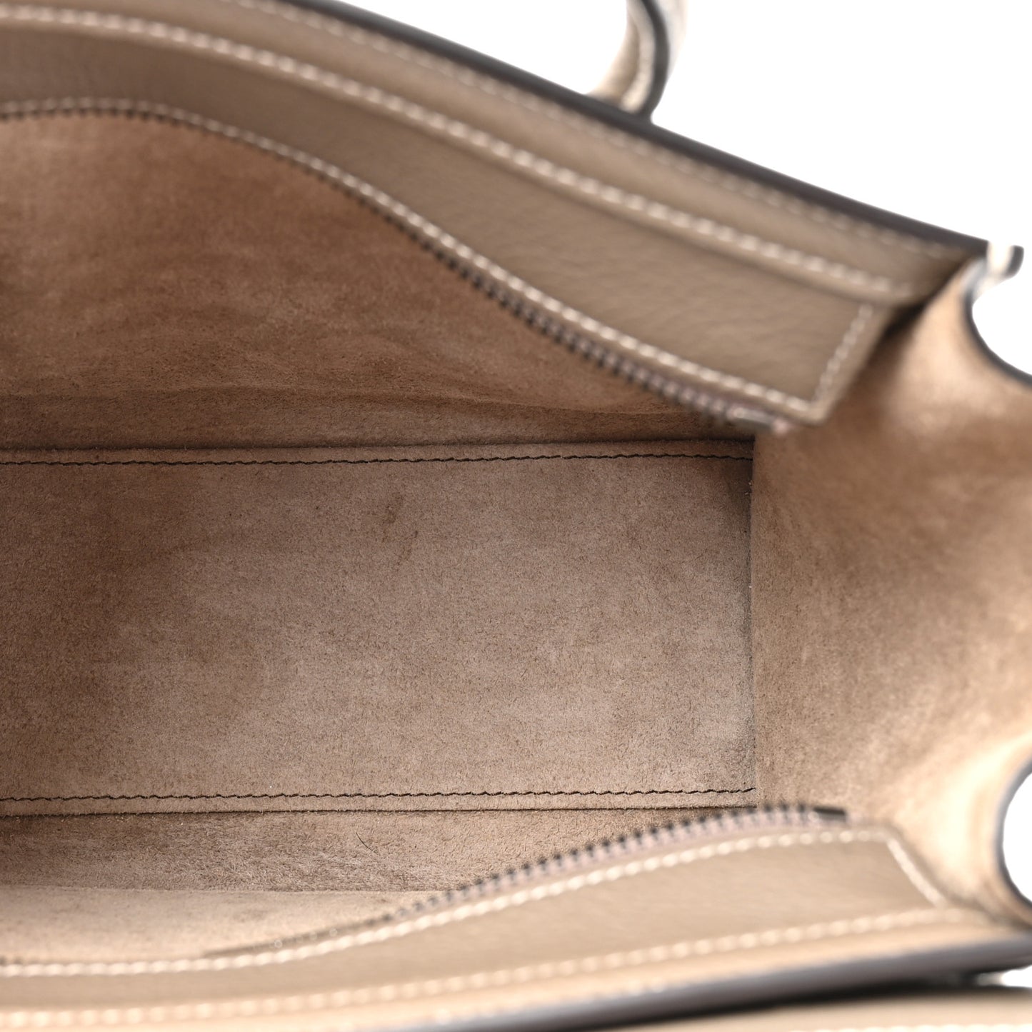 Drummed Calfskin Nano Luggage Souris