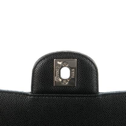Chanel Caviar Chevron Quilted Mini Square Flap Black 6 of 8