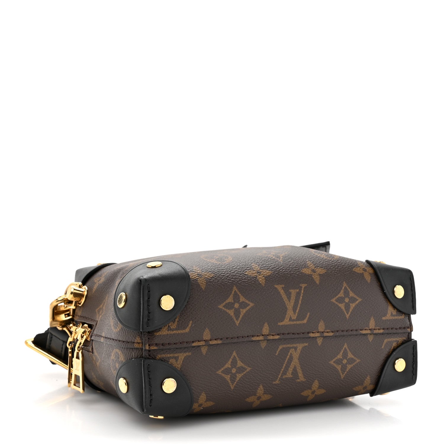 Louis Vuitton Monogram Petite Malle Souple Black 4 of 15