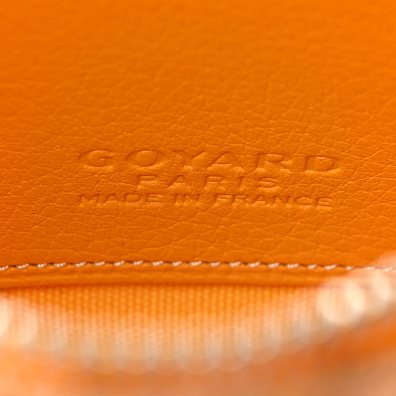 Goyard Goyardine Mini Senat Pochette Yellow 6 of 6