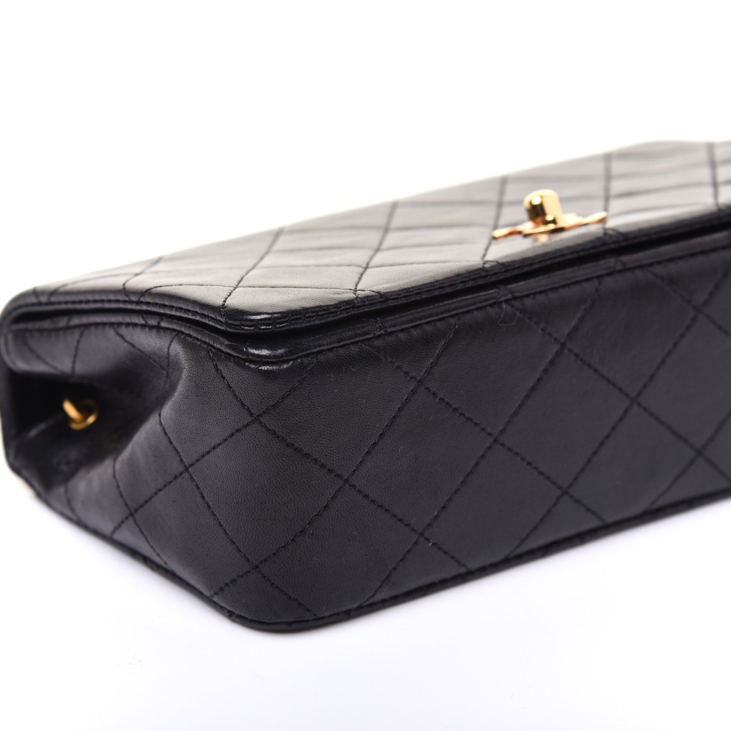 Chanel Lambskin Quilted Mini Flap Black 6 of 16