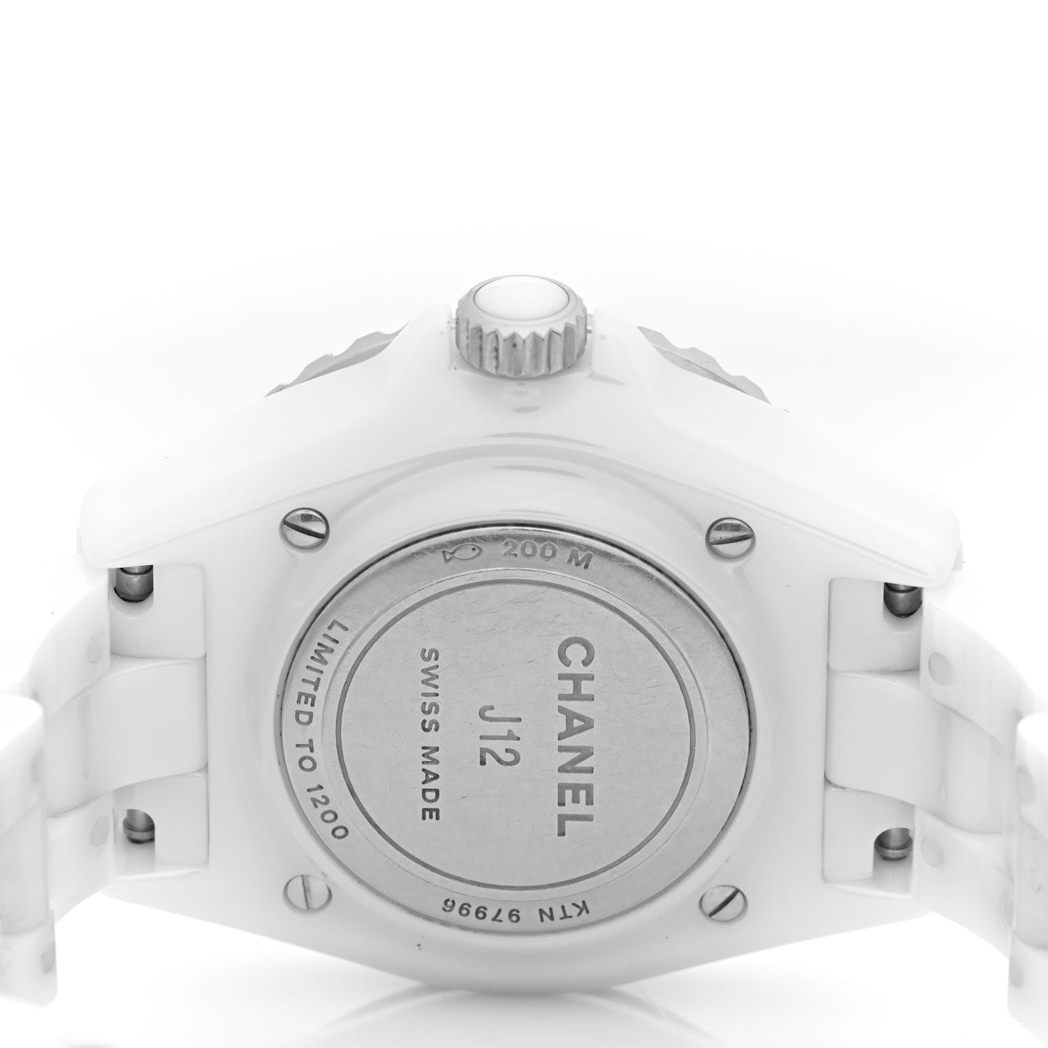 Chanel Stainless Steel Ceramic 33mm J12 Quartz Watch Blush 4 of 5