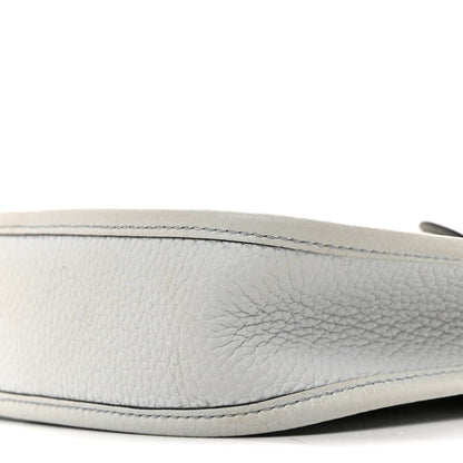 Hermes Taurillon Clemence Amazone Evelyne TPM Bleu Pale Indigo 12 of 17