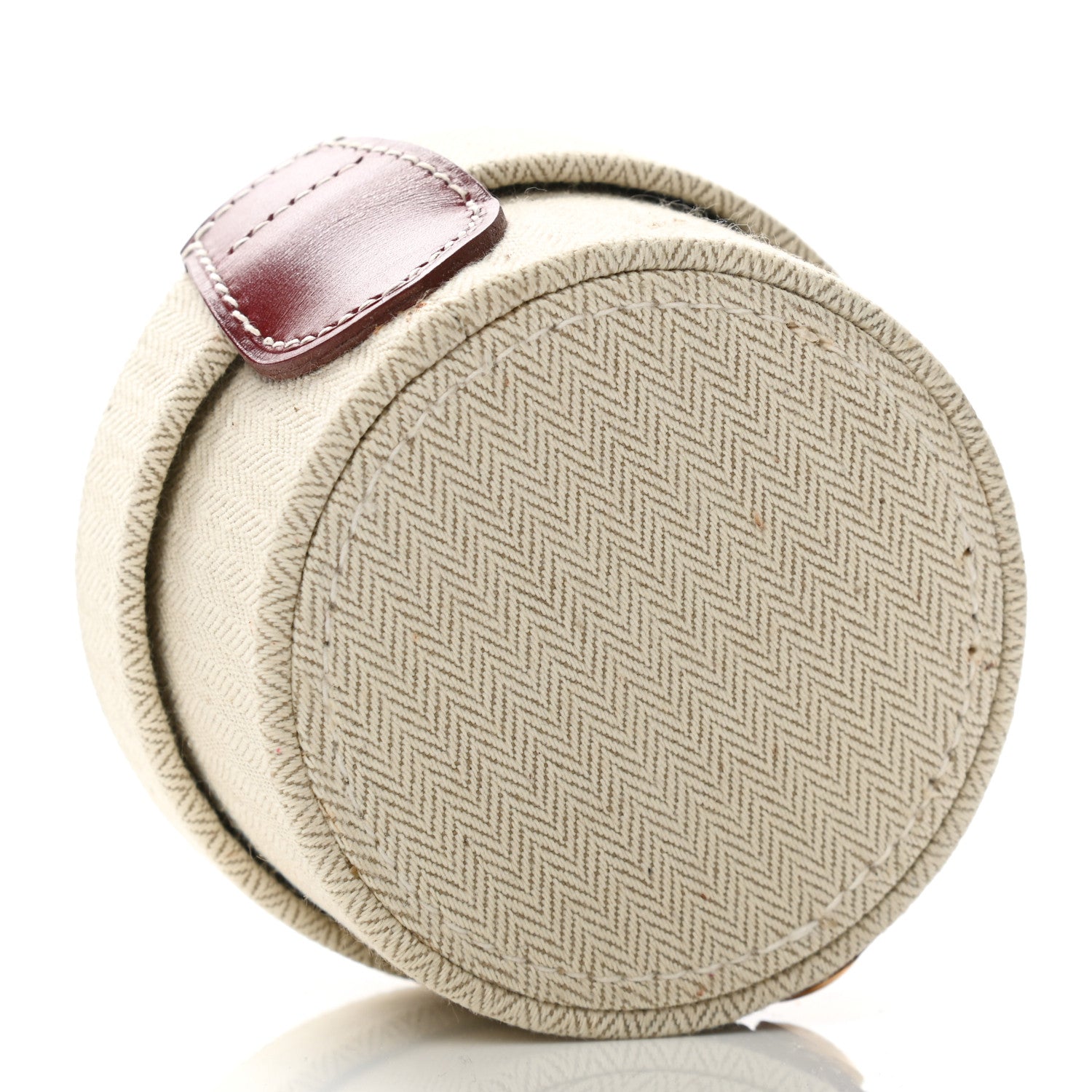 Hermes Canvas Jewelry Case Rouge H 4 of 8