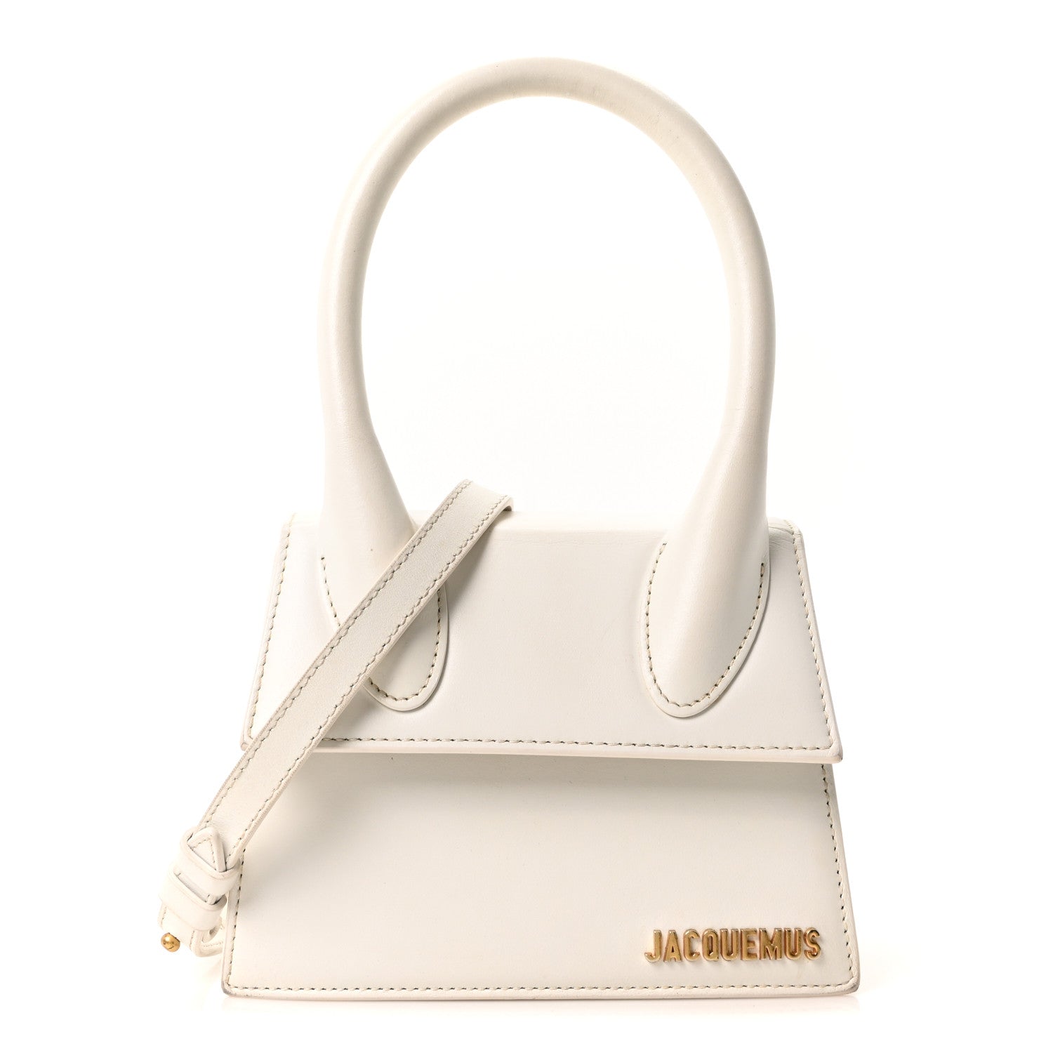Jacquemus Smooth Calfskin Le Chiquito Moyen White 1 of 9