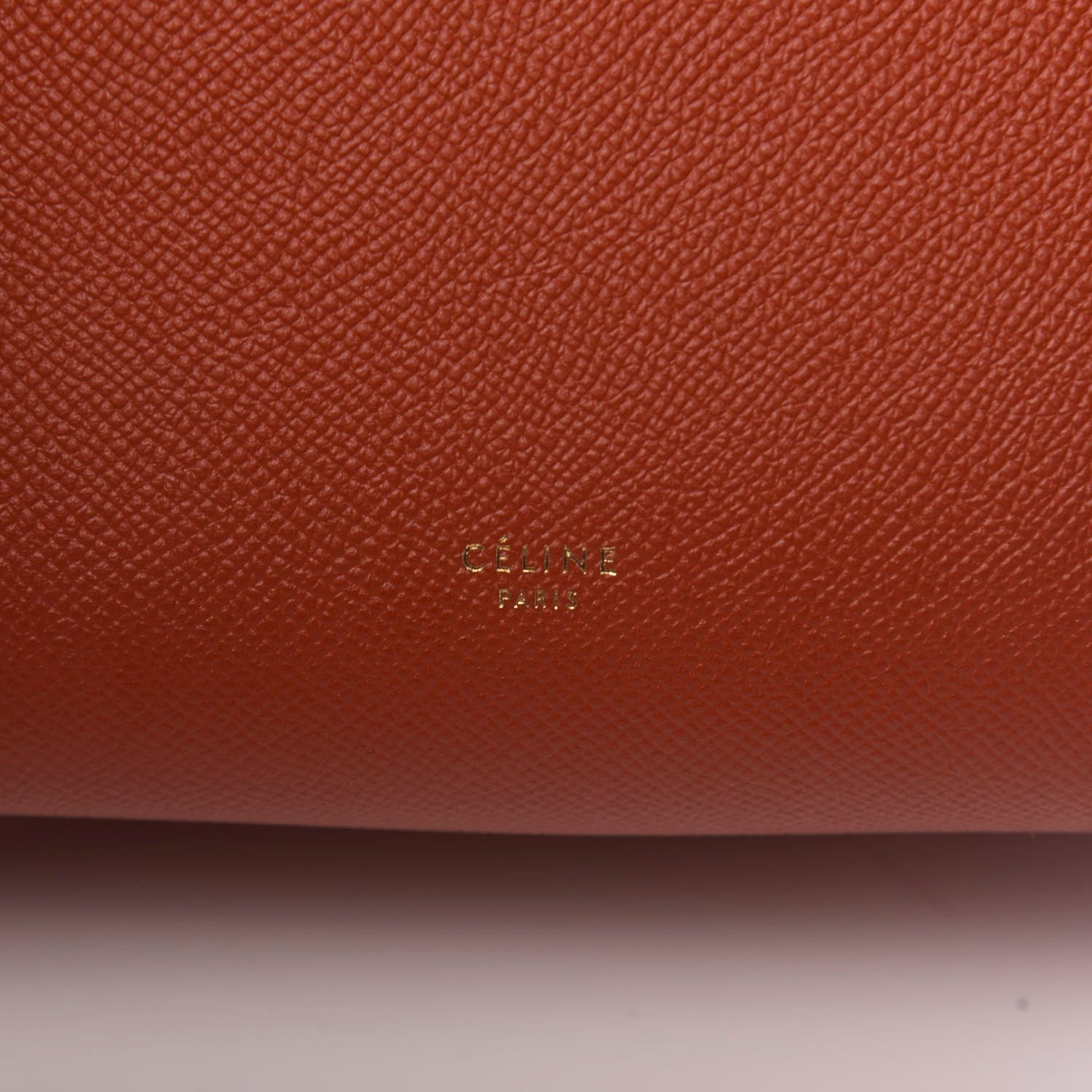 Celine Grained Calfskin Micro Belt Bag Fox Red 7 of 10