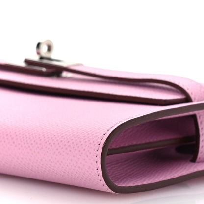 Hermes Epsom Kelly To Go Wallet Mauve Sylvestre 11 of 11