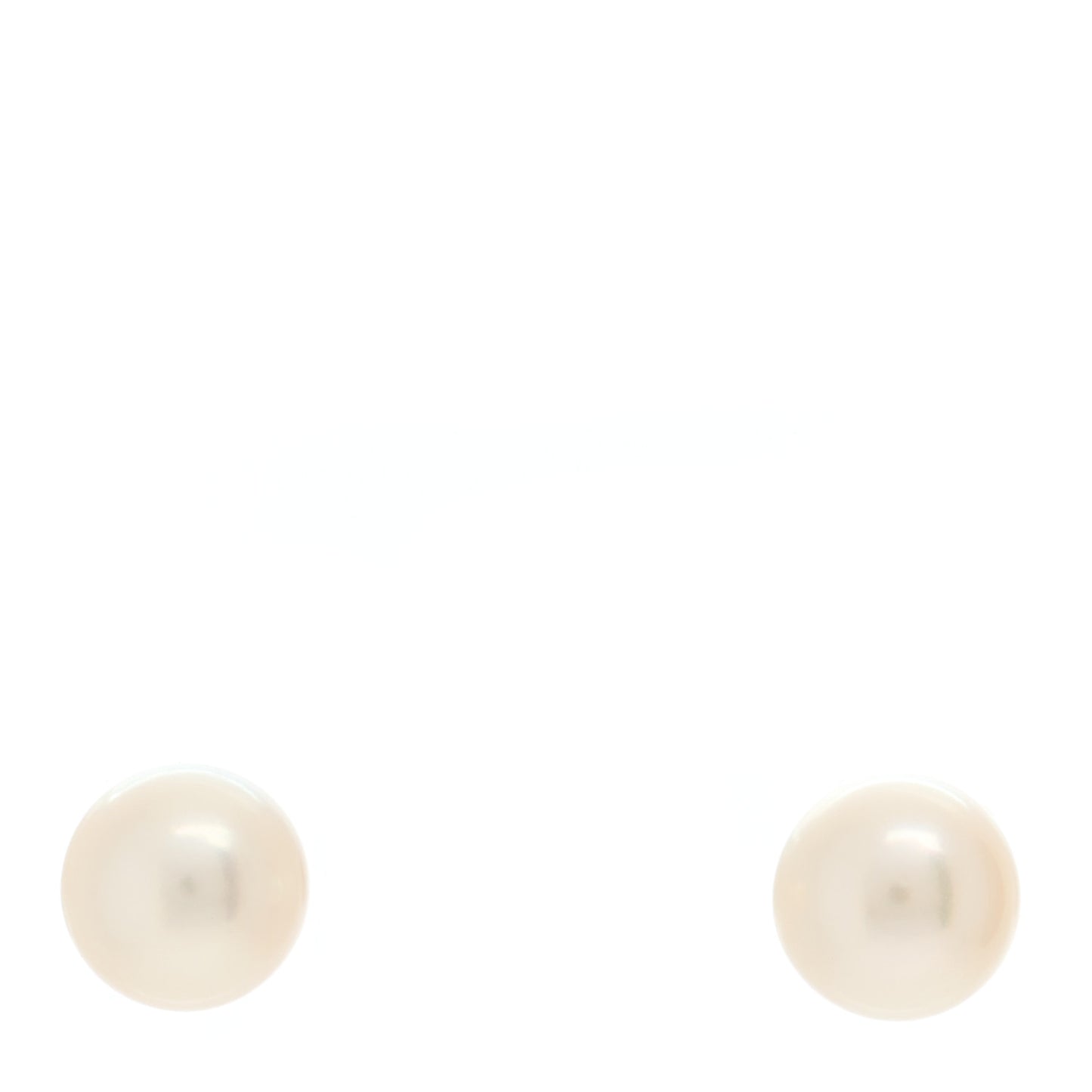 18K Yellow Gold Akoya Pearl 6.5-7mm Stud Earrings
