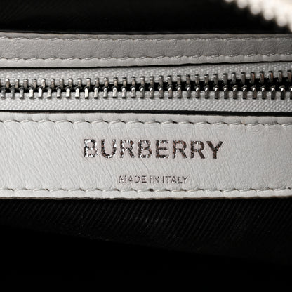 Burberry Coated Canvas Horseferry Print Medium Camera Bag White 7 of 10