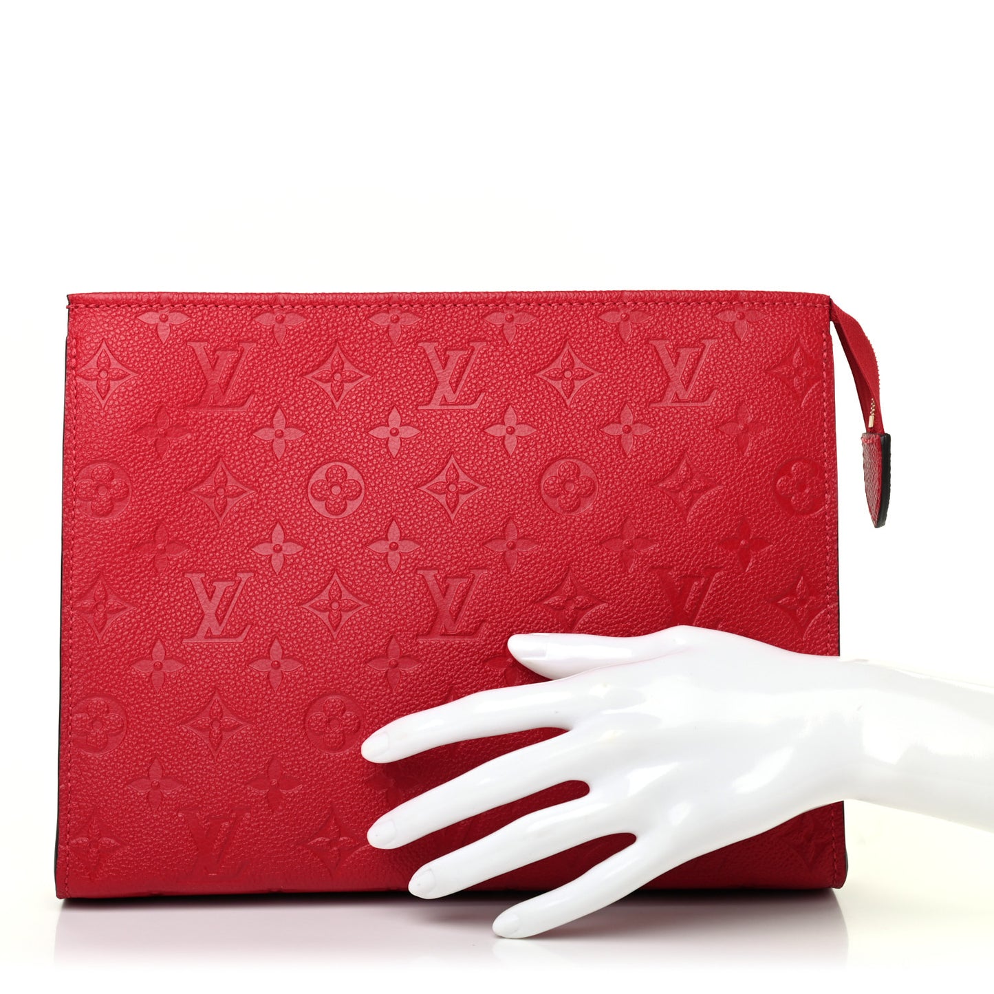 Empreinte Monogram Toiletry Pouch 26 Scarlet