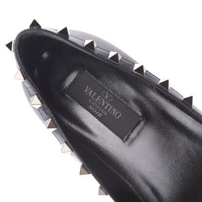 Valentino Garavani Nappa Rockstud Ballerina Flats 37 Black 8 of 12