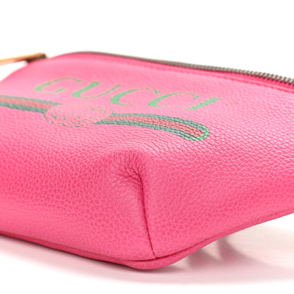 Gucci Grained Calfskin Small Logo Belt Bag Box Pink Green 10 of 10