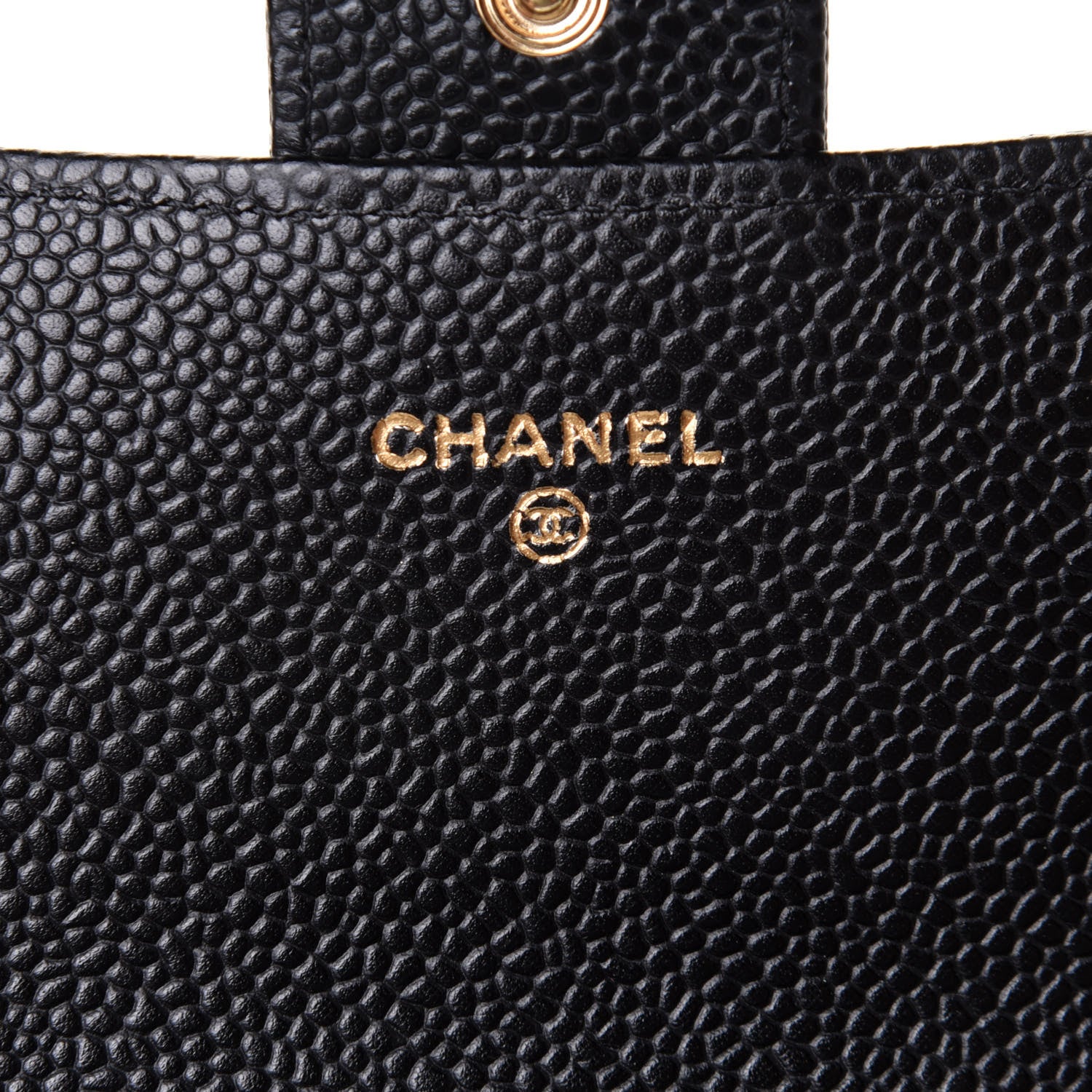 Chanel Caviar Quilted Large Gusset Flap Wallet Black 6 of 9