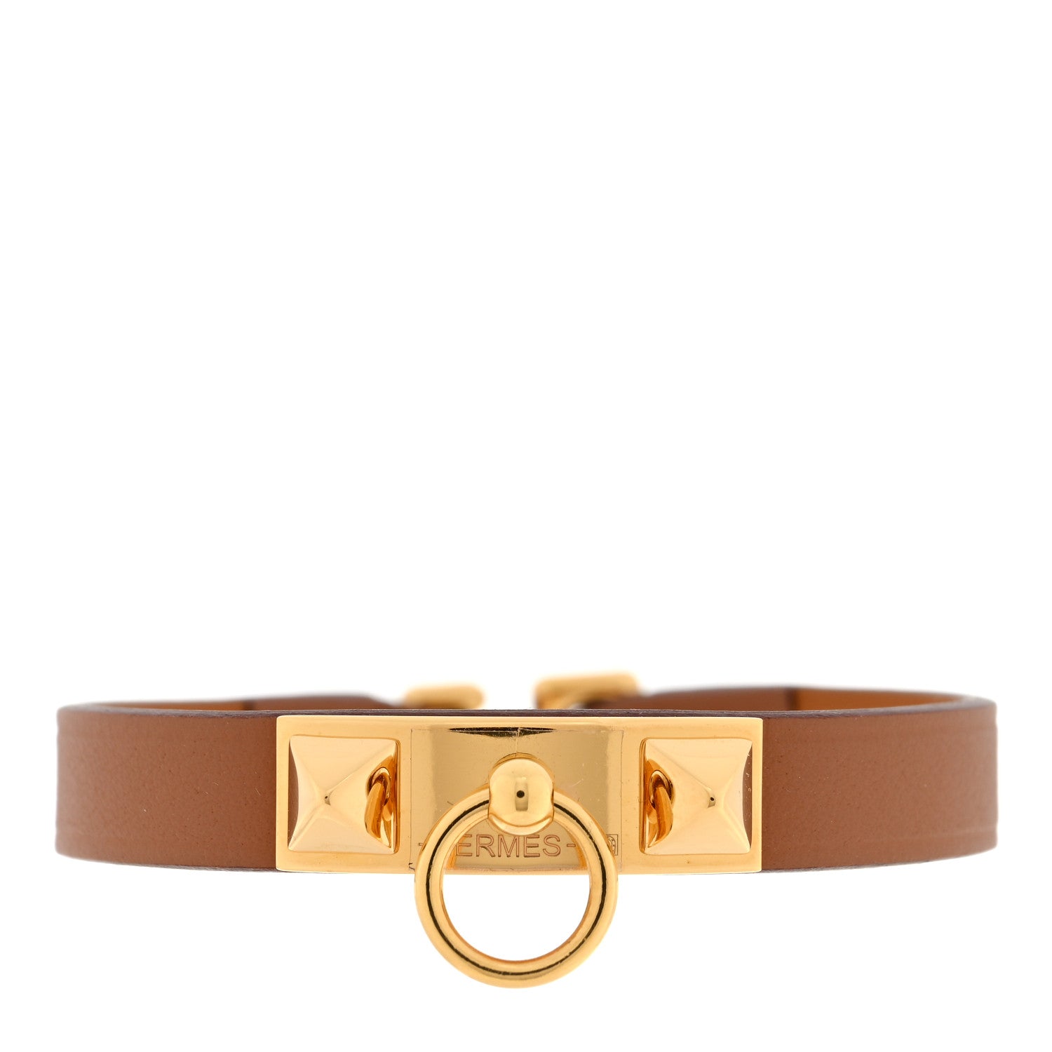Hermes Swift Rivale Micro Bracelet T2 Gold 1 of 6