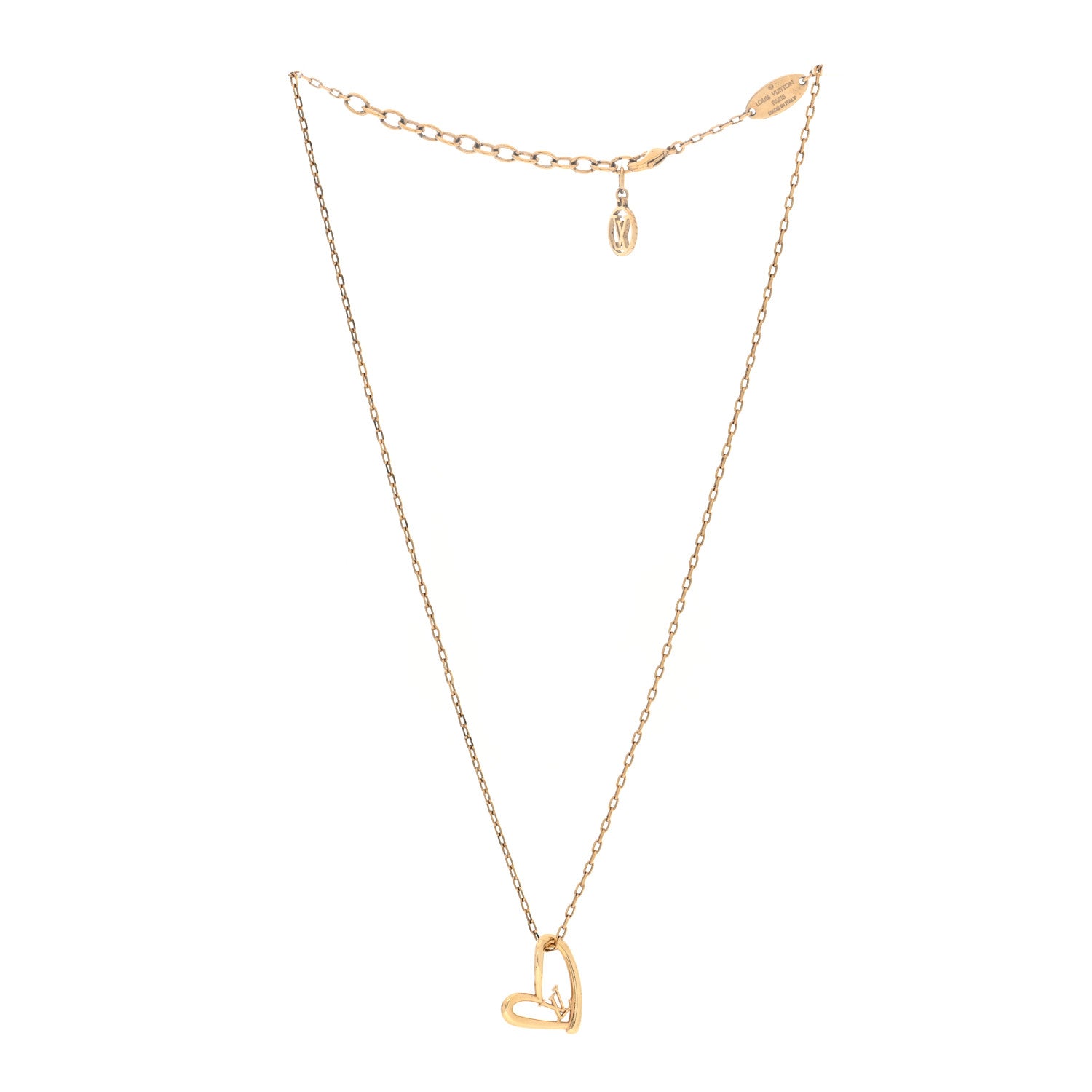 Louis Vuitton Metal Fall In Love Necklace 3 of 4