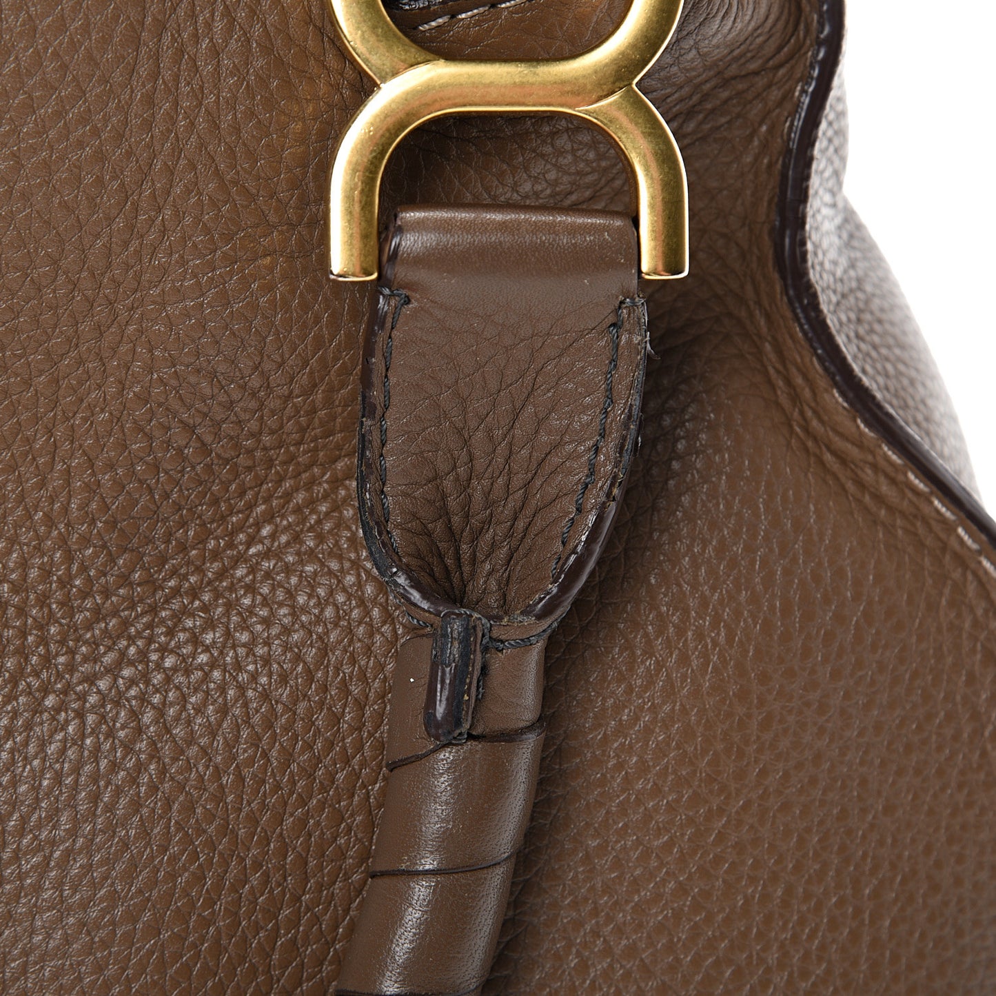 Calfskin Medium Marcie Satchel Barbour Khaki