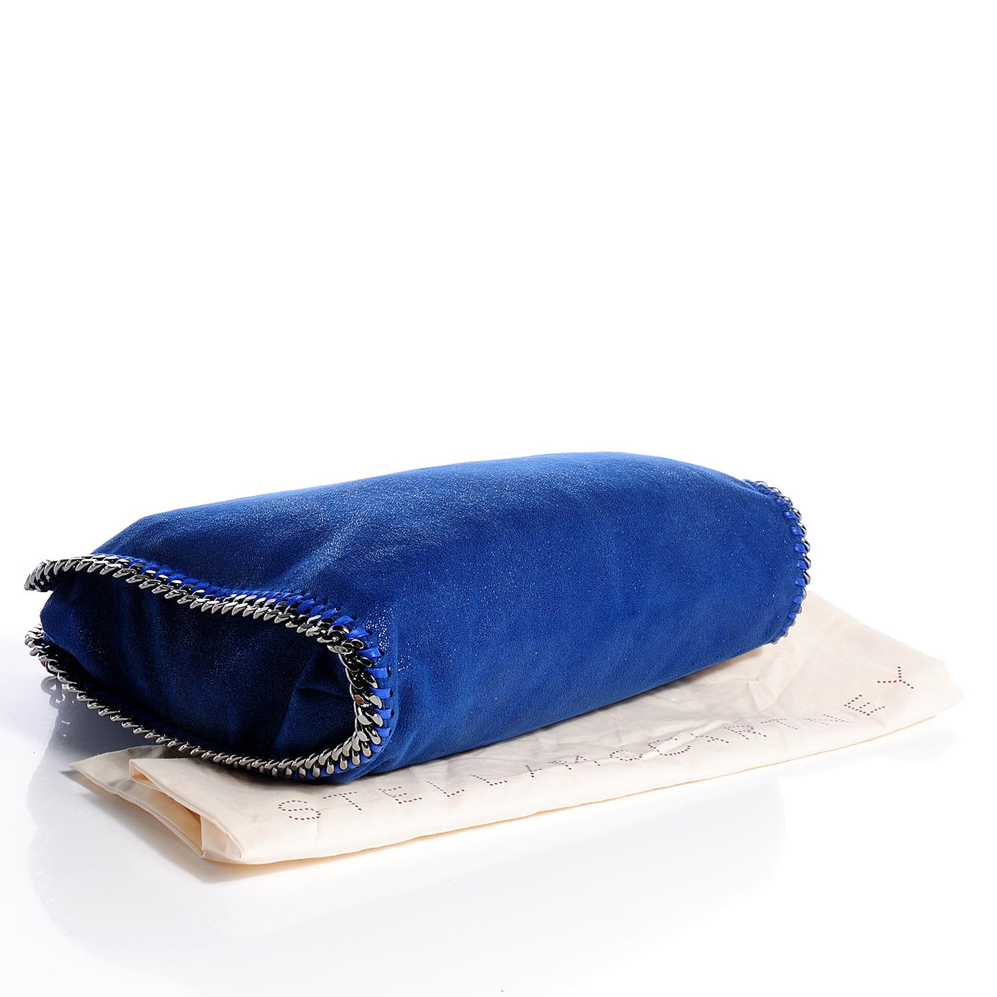 Faux Leather Shaggy Deer Small Falabella Cornflower