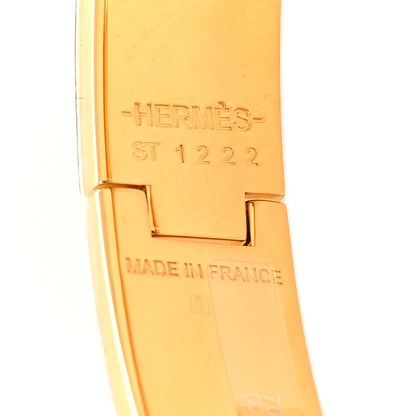 Hermes Enamel Narrow Clic Clac H Bracelet GM White 5 of 5