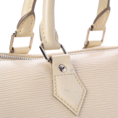 Louis Vuitton Epi Speedy 25 Ivory 8 of 9