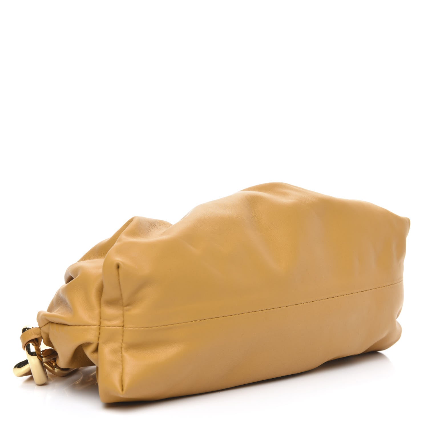 Bottega Veneta Calfskin The Pouch Chain Ocra 4 of 9