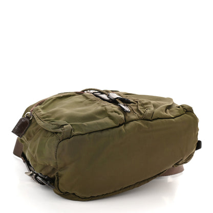 Prada Nylon Vela Small Backpack Green 4 of 13