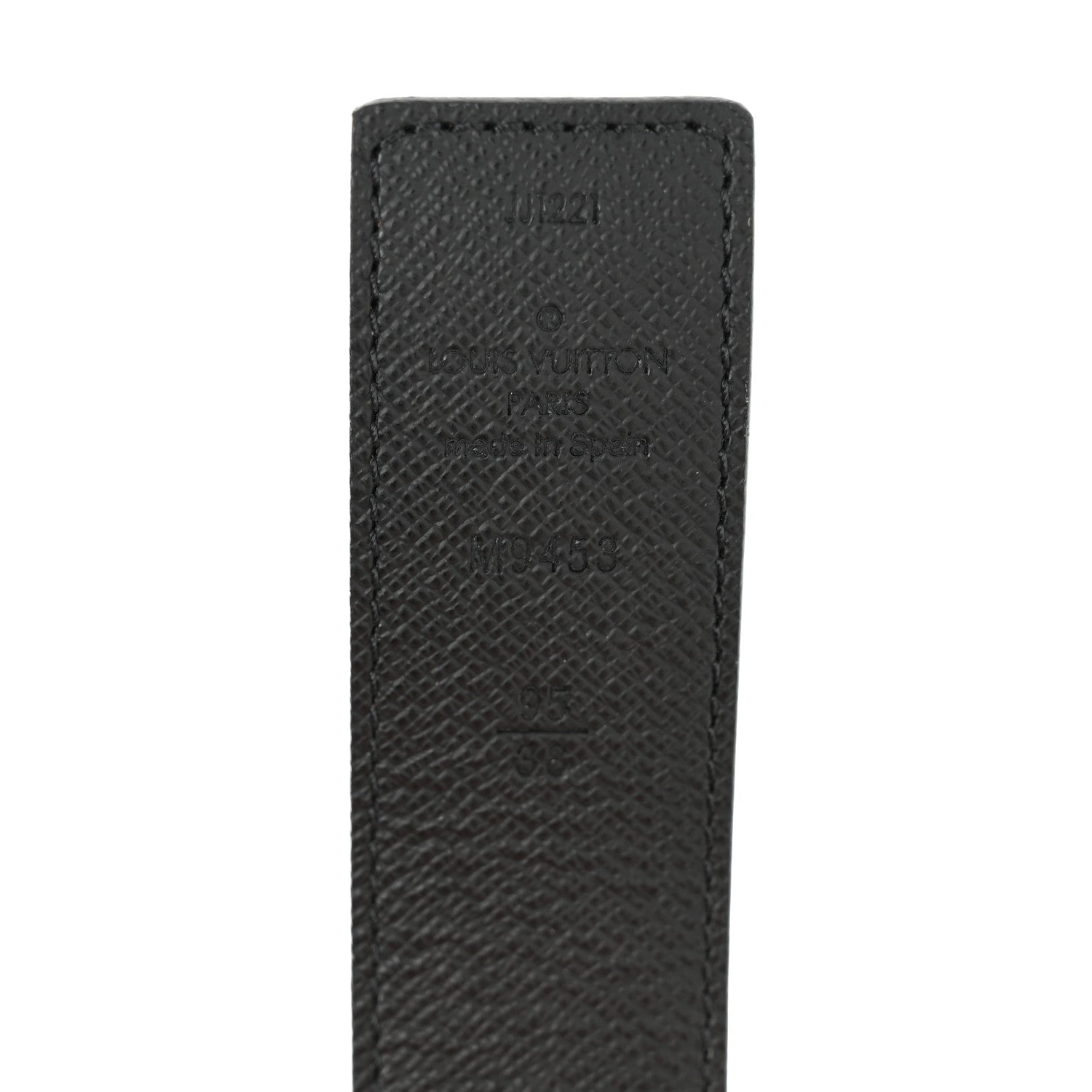 Louis Vuitton Calfskin Monogram 30mm LV Initiales Reversible Belt 95 38 Black 5 of 6