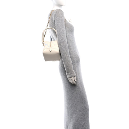 Louis Vuitton Lambskin Embossed Monogram New Square Bag Quartz Multicolor 2 of 9