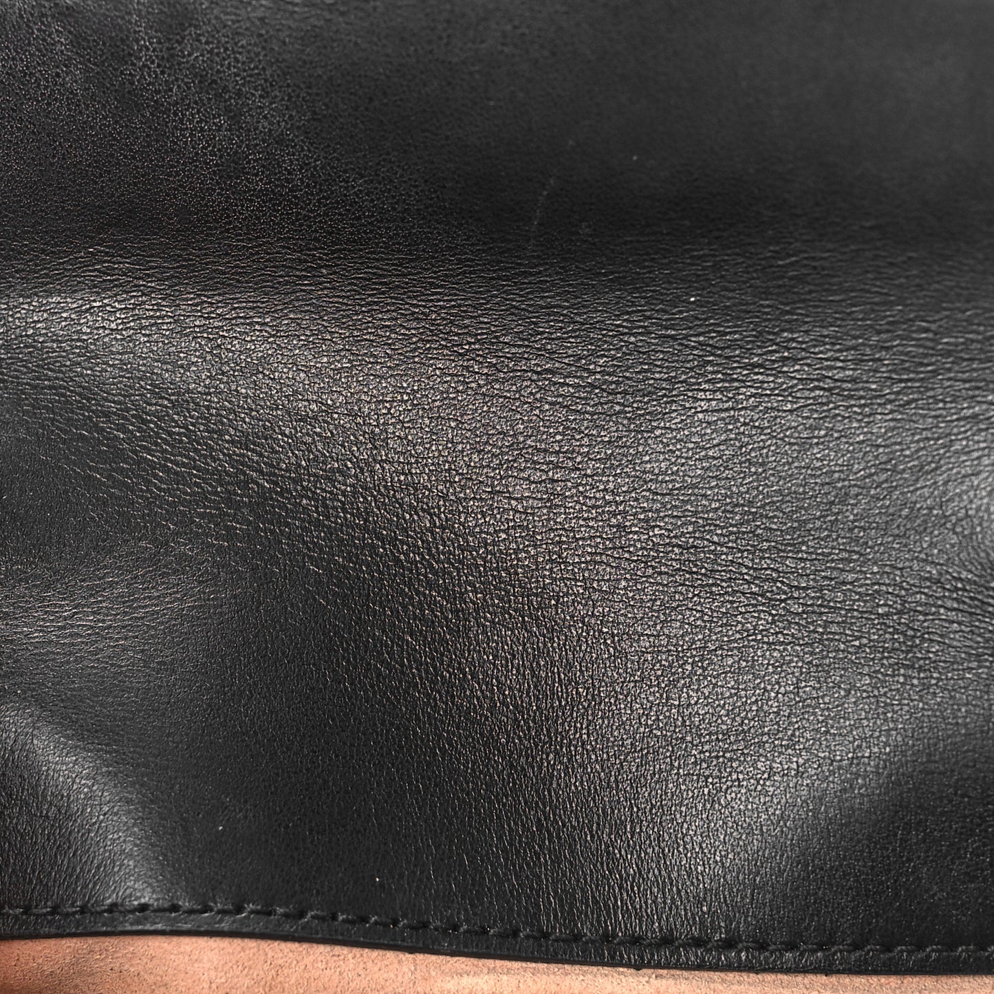 Calfskin Matelasse Super Mini GG Marmont Shoulder Bag Black