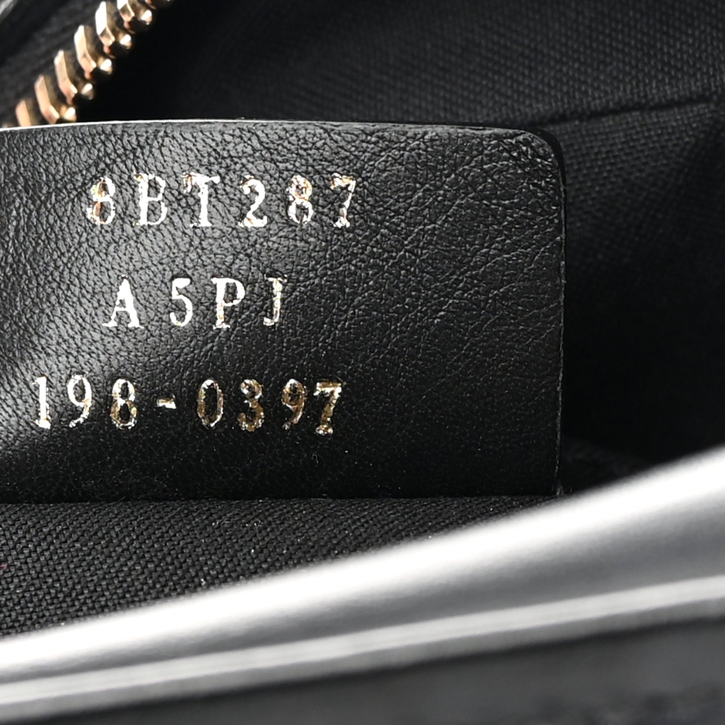 Vitello Century F is Fendi Bi-Color FF 1974 Embossed Camera Case Maya Black