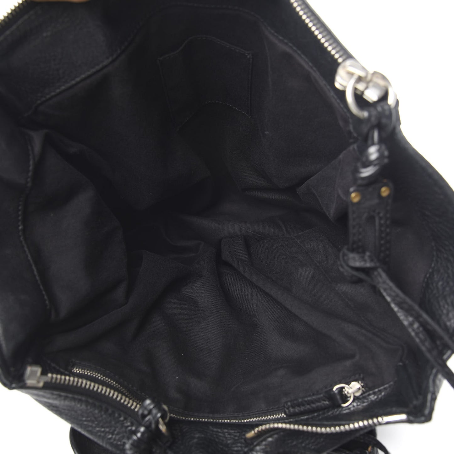 Calfskin Paddington Satchel Black