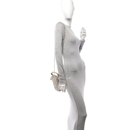 Christian Dior Lambskin Cannage Lady Dior Phone Holder Beige 2 of 10