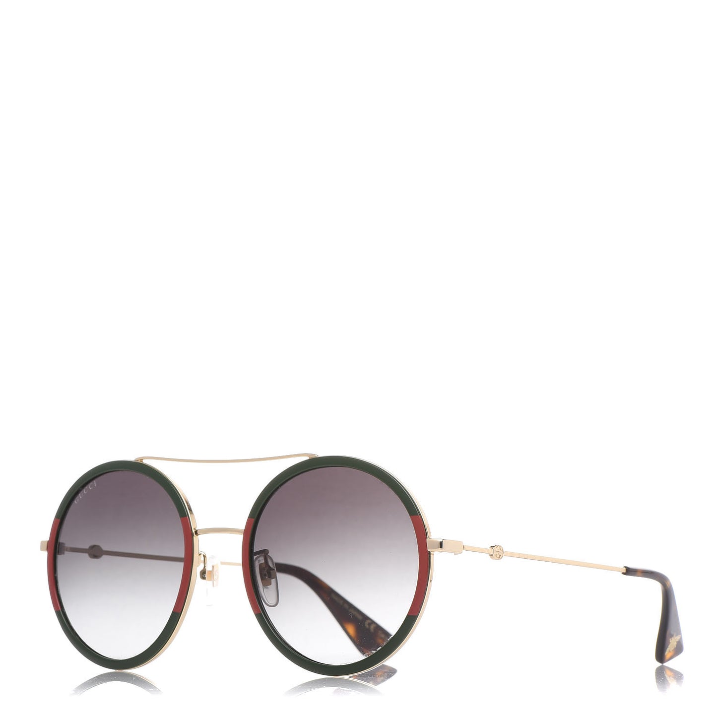 Round Sunglasses GG 0061S Green