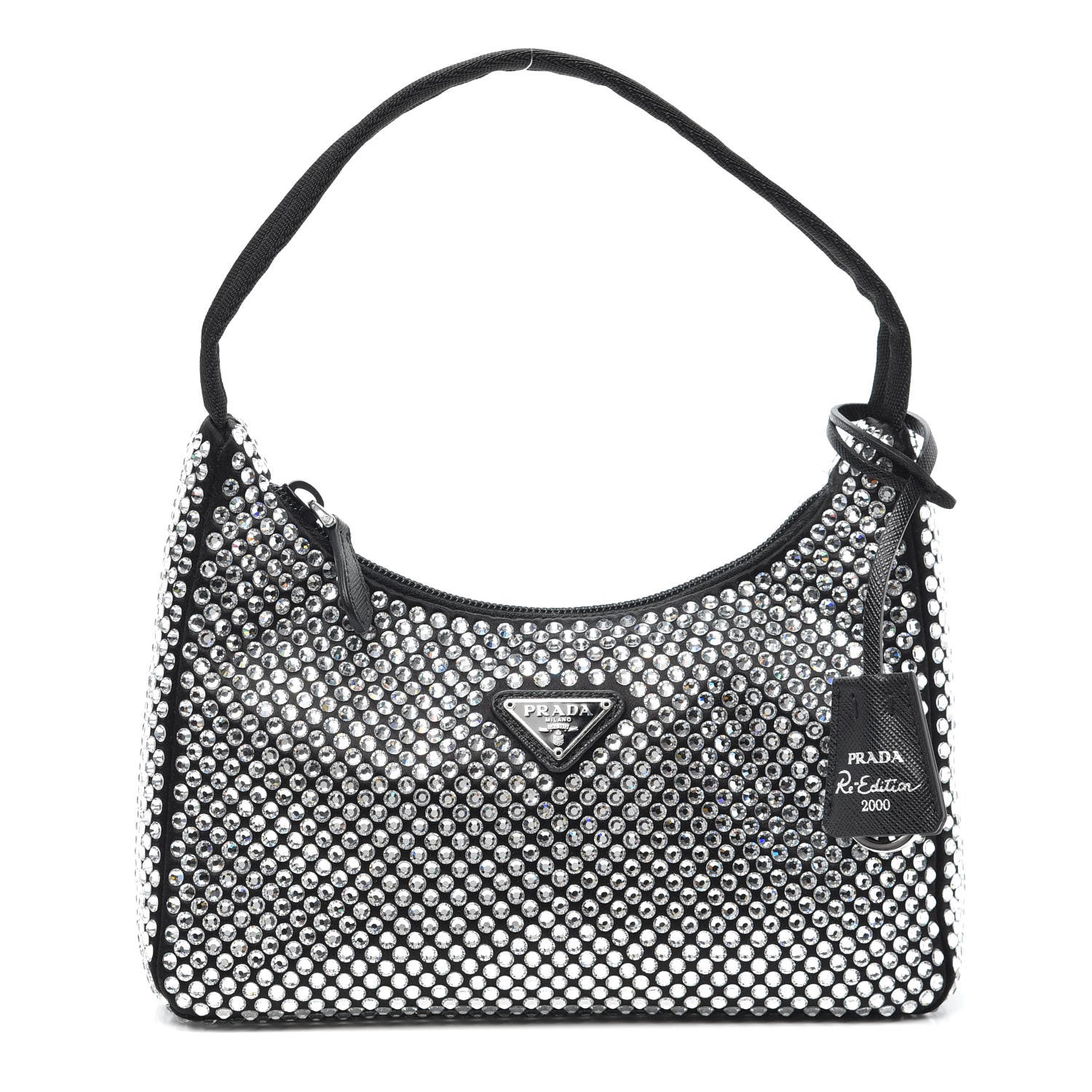 Prada Satin Crystal Mini Re-Edition 2000 Bag Cristal 1 of 8