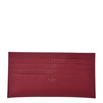 Louis Vuitton Calfskin Felicie Card Holder Insert Fuchsia 1 of 6