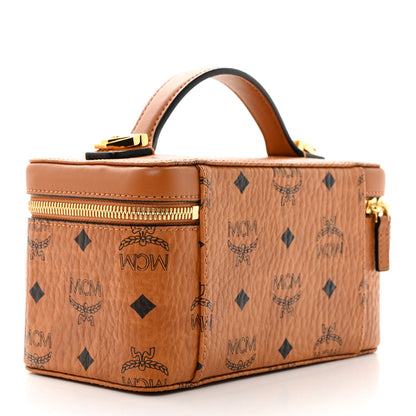 MCM Visetos Rockstar Vanity Case Cognac 3 of 7