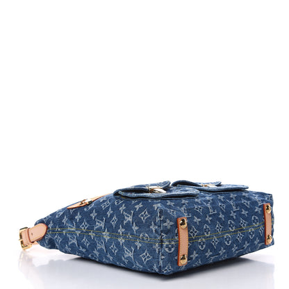 Louis Vuitton Denim Baggy GM Blue 4 of 11