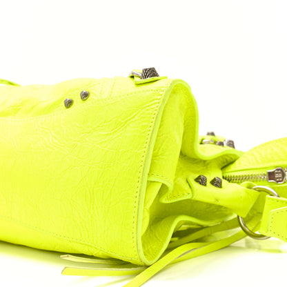 Balenciaga Agneau Arena Neo Cagole Handbag XS Fluo Yellow 11 of 11