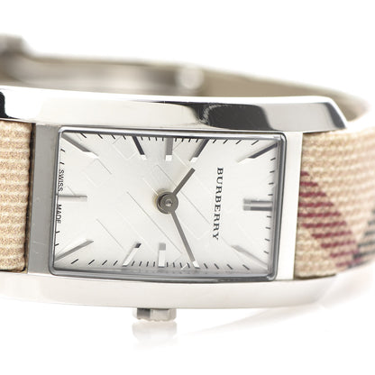 Burberry Stainless Steel Calfskin 20mm Heritage Nova Check Quartz Watch BU9503 7 of 8