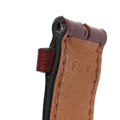 Hermes Chevre Mysore Heure H Hour Watch MM Strap Rouge H 6 of 7