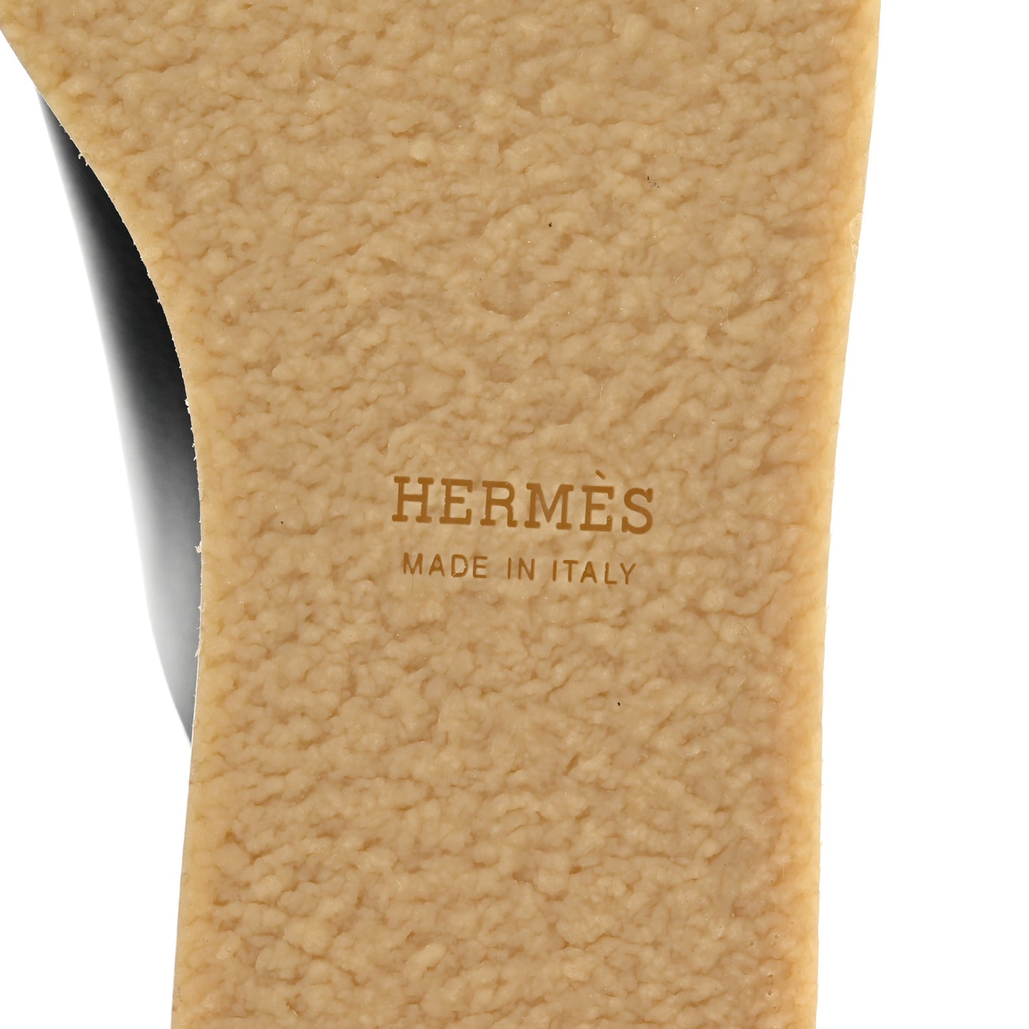Calfskin Ellipse Sandals 35 Black