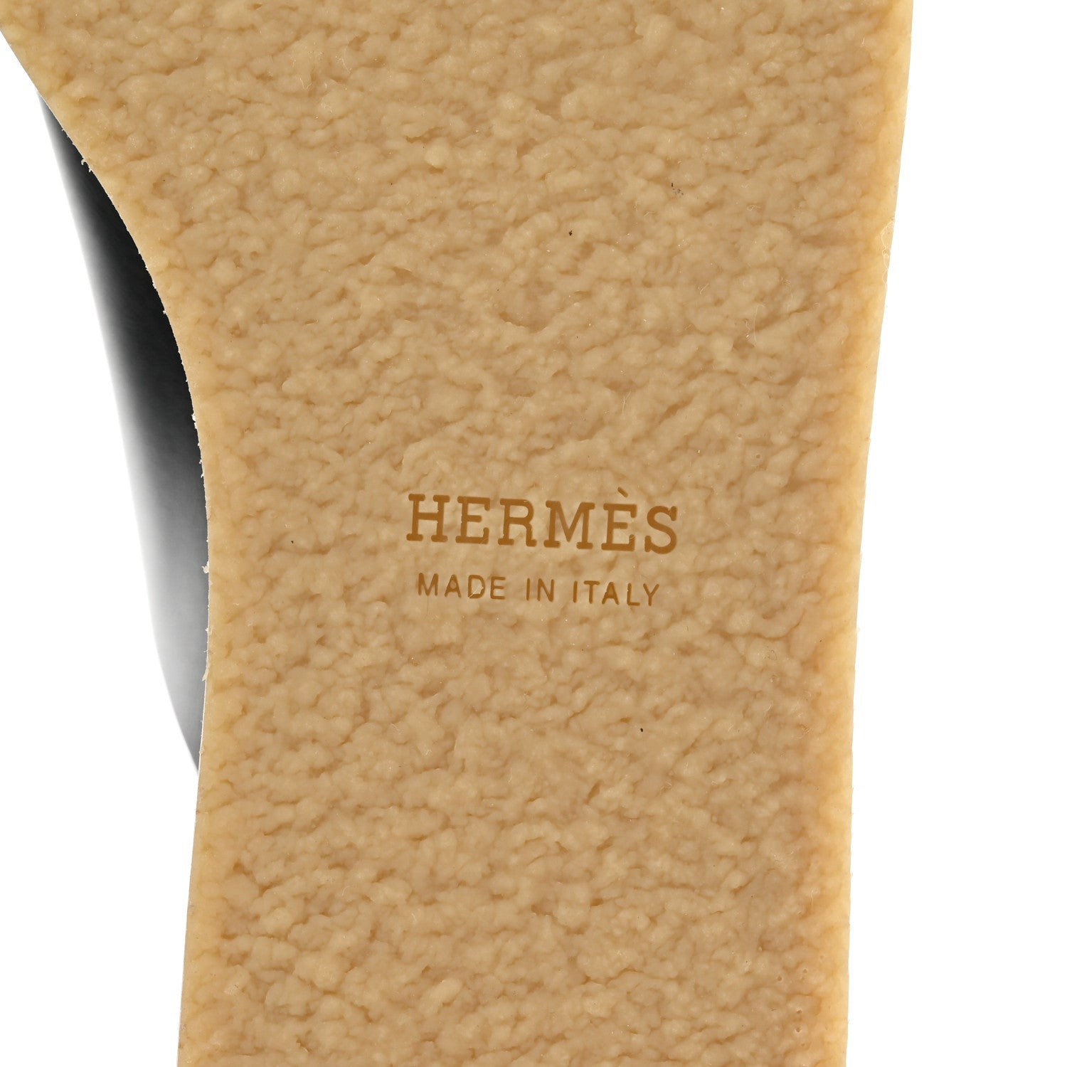 Hermes Calfskin Ellipse Sandals 35 Black 6 of 9