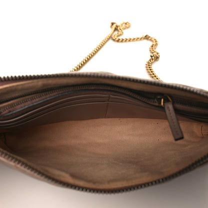 Gucci Calfskin Matelasse Mini GG Marmont Chain Bag Porcelain Rose 5 of 8