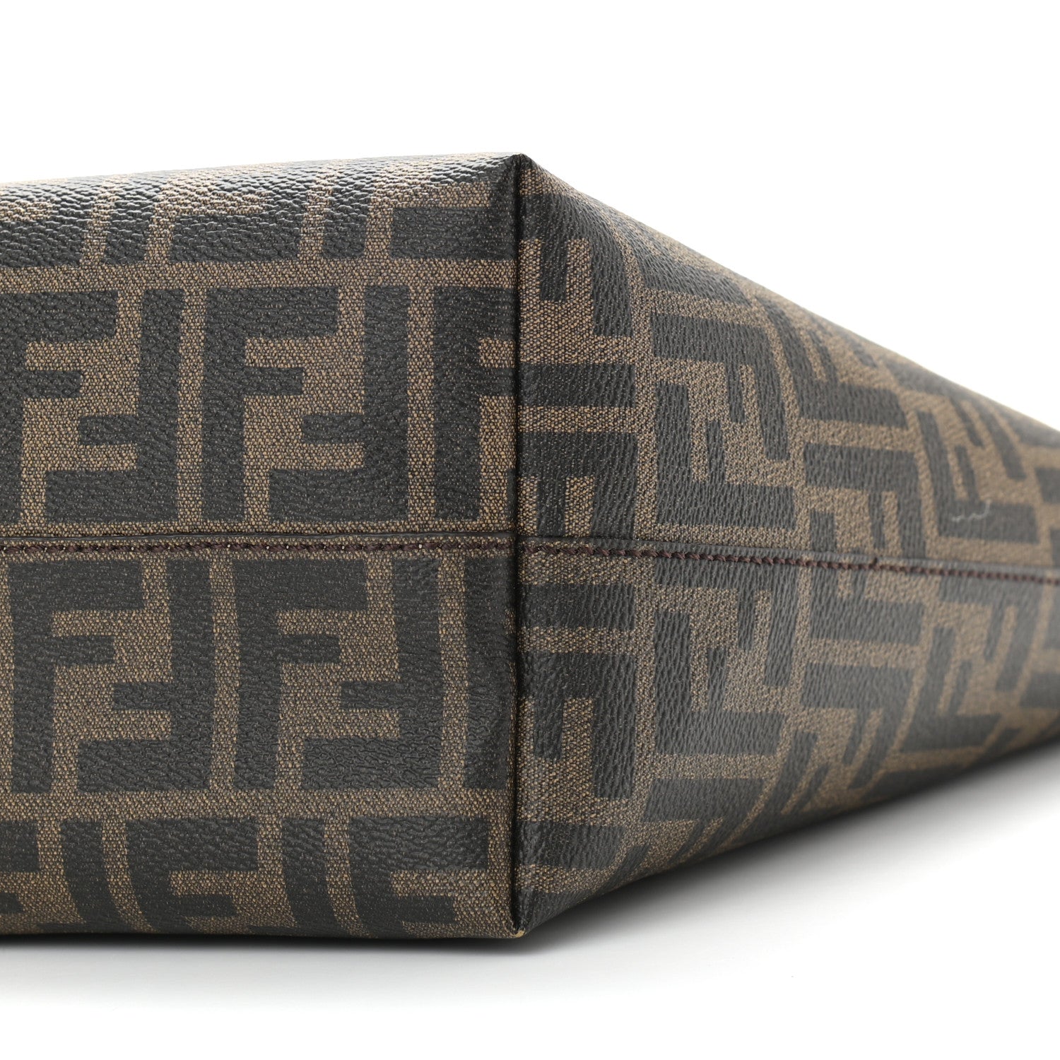 Fendi Zucca Spalmati Small Roll Tote Tobacco Yellow 10 of 10