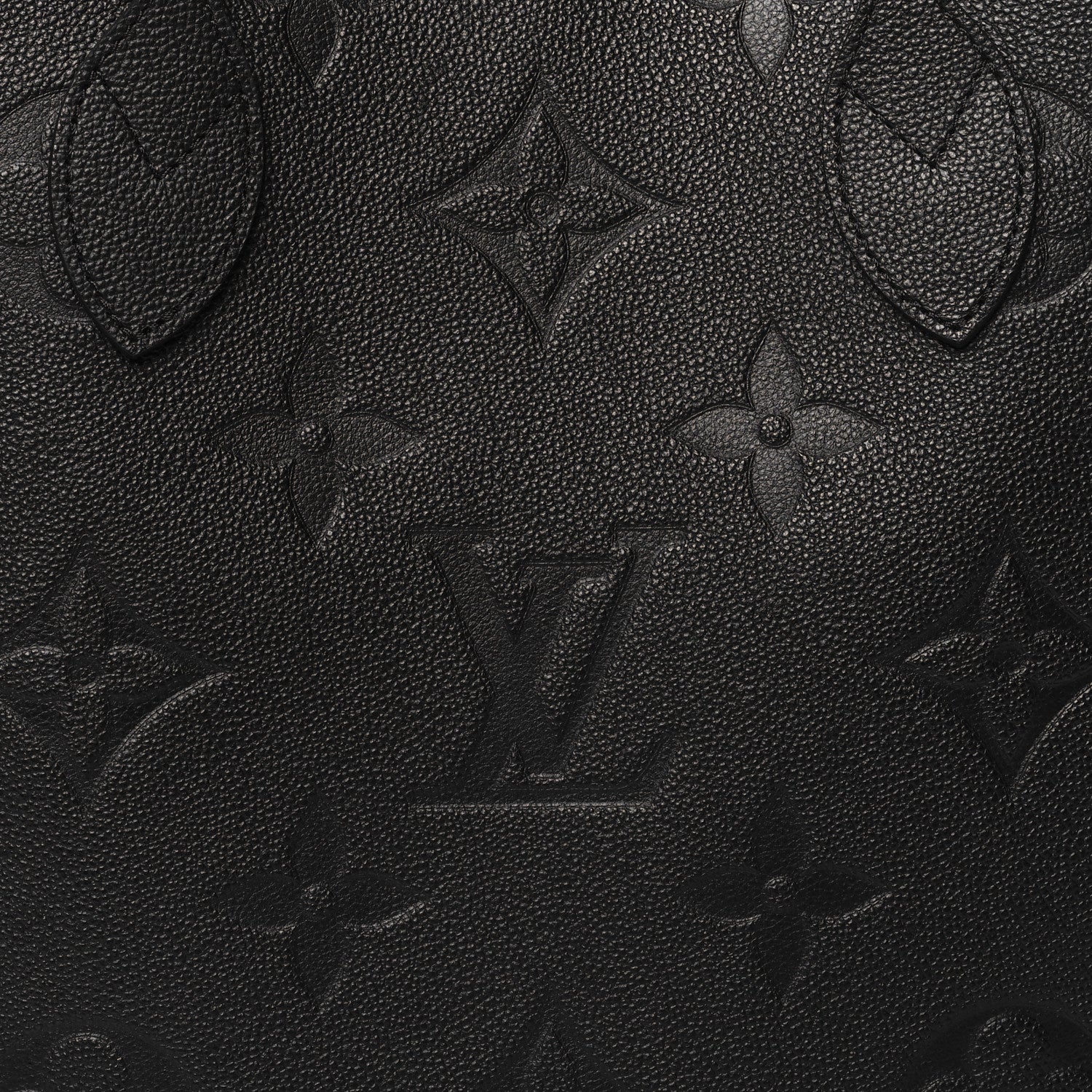 Louis Vuitton Empreinte Monogram Giant Neverfull MM Black 8 of 11