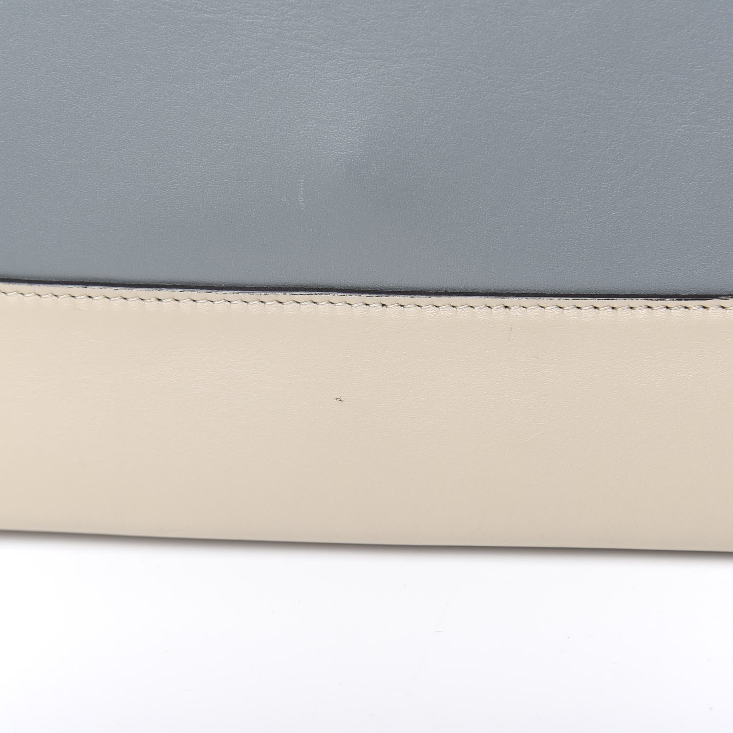 Celine Shiny Smooth Calfskin Medium Frame Shoulder Bag Grege Storm 8 of 12