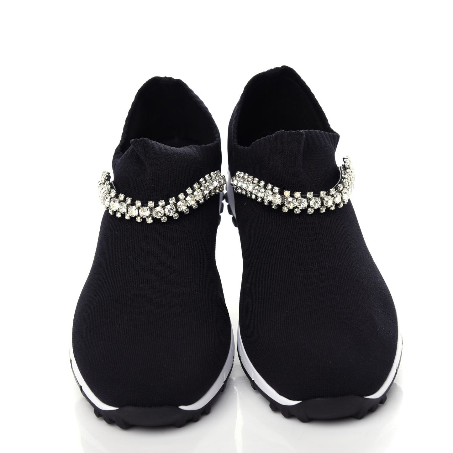 Knit Crystal Verona Sneaker 37.5 Black